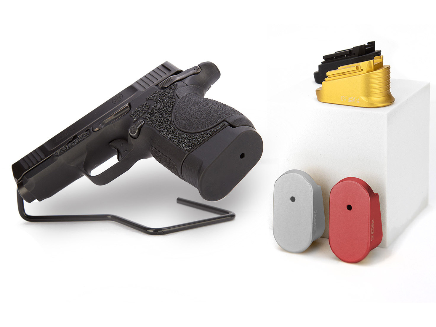 NDZ Smith & Wesson CSX 10 Round Extended Magazine Plate Aluminum